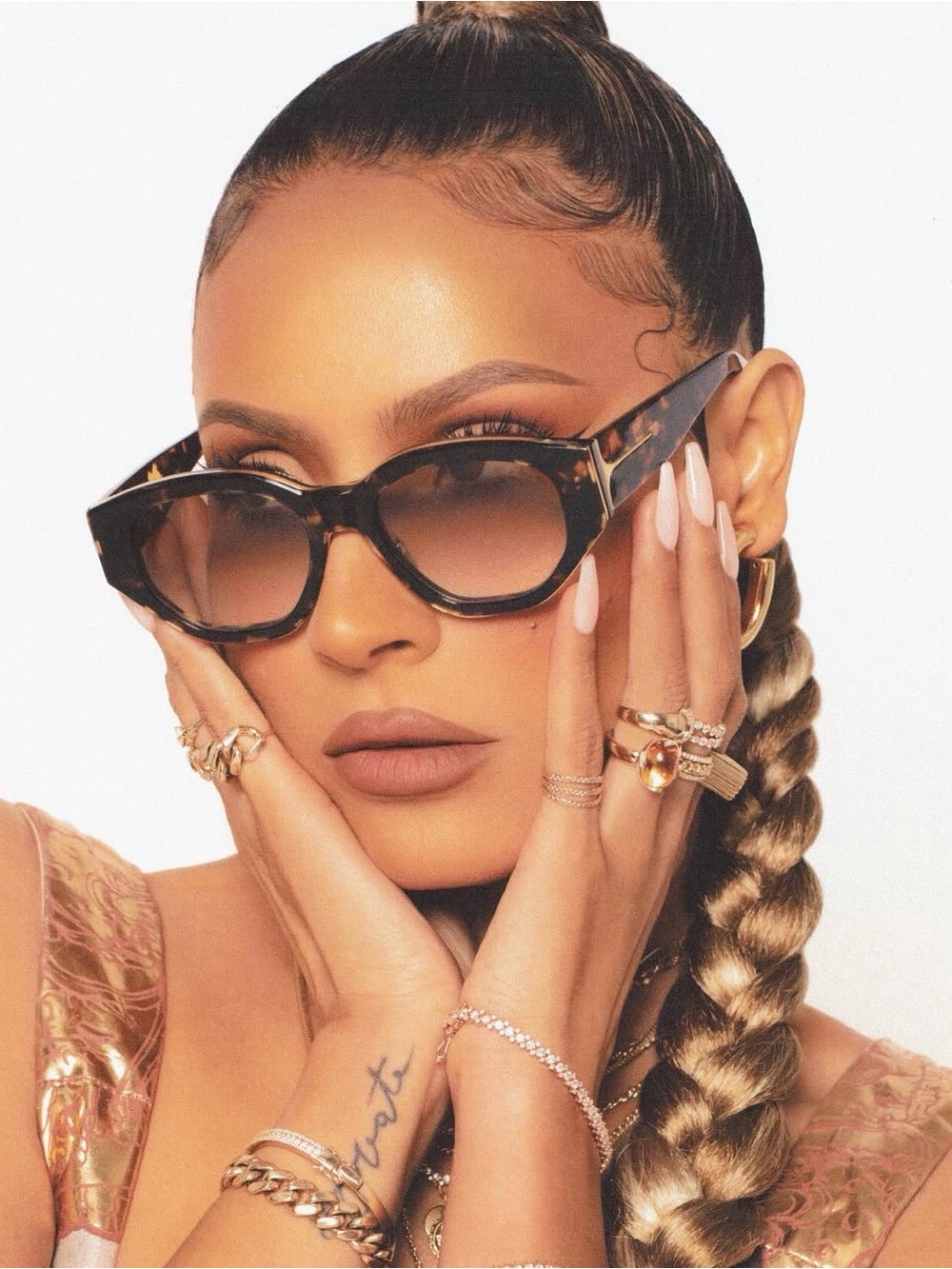 Dezi Charge It Sunglasses in Tortoise/Gradient